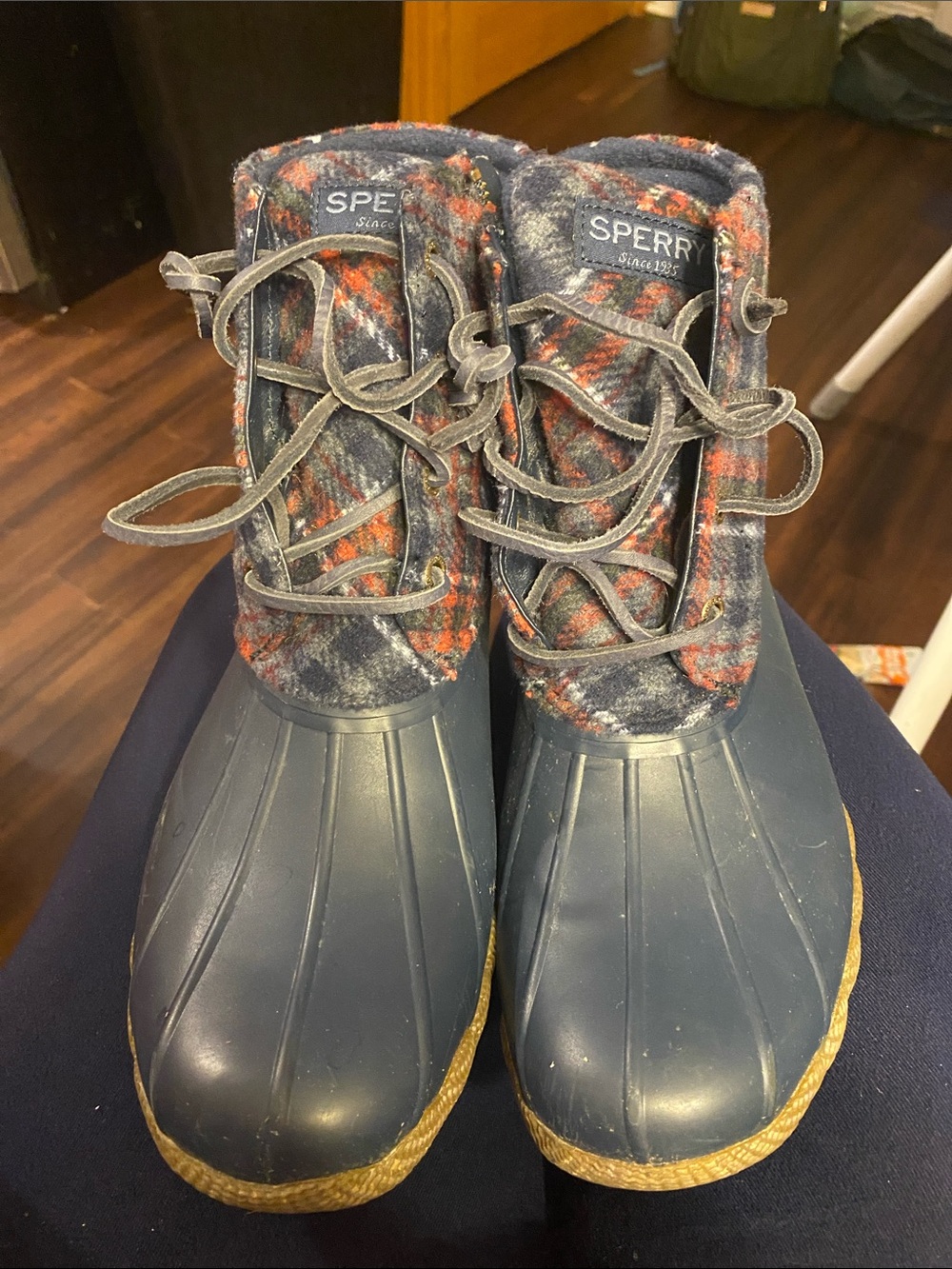 Sperry plaid women’s boots Size 9 - Picture 2 of 5